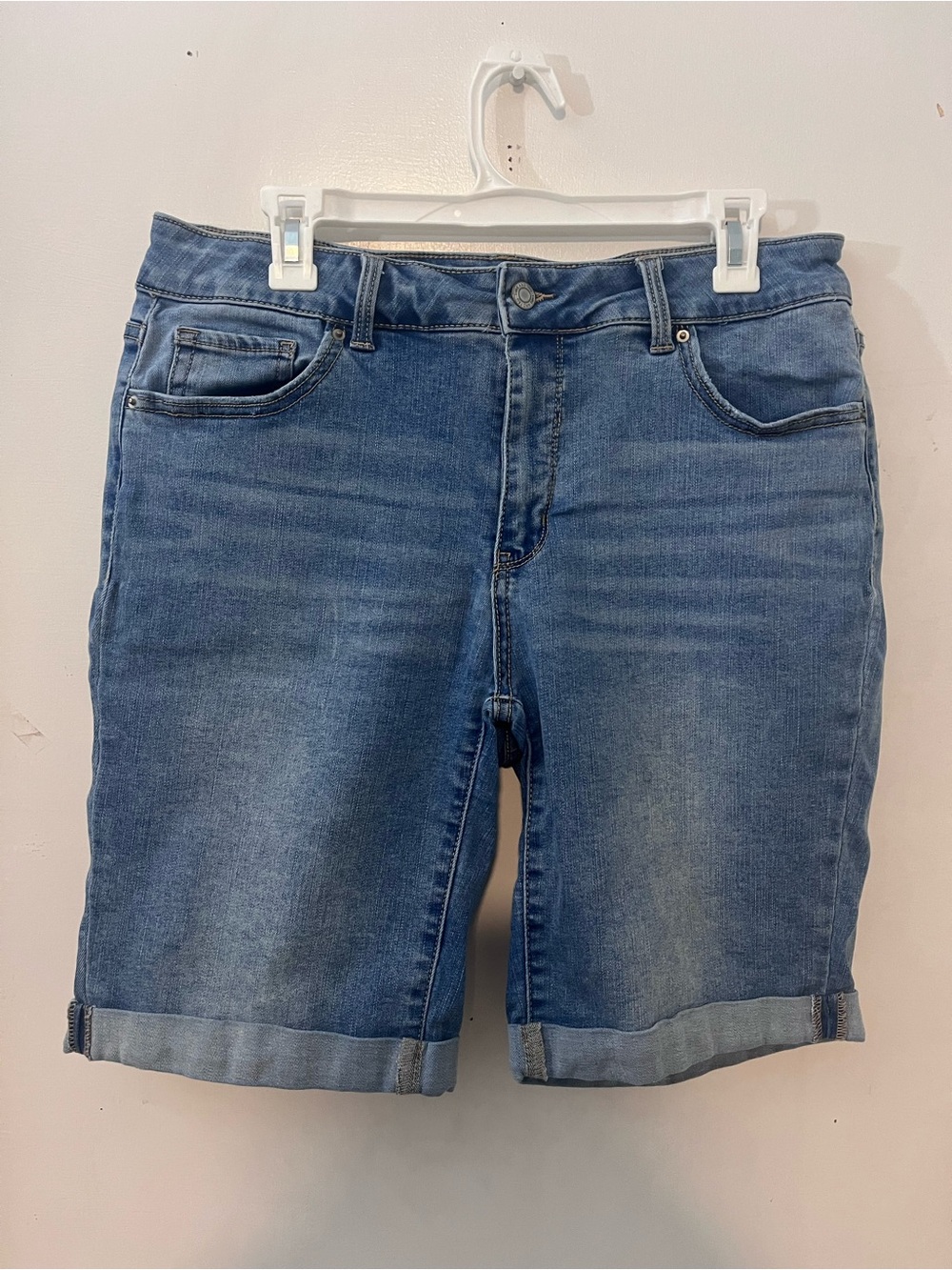 Denim Bermuda Shorts